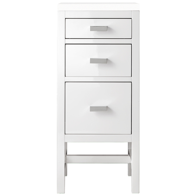 Bathroom Vanities James Martin Addison E444-BC15-GW-3WZ 840108954245 Side Cabinet With Top and Sink 