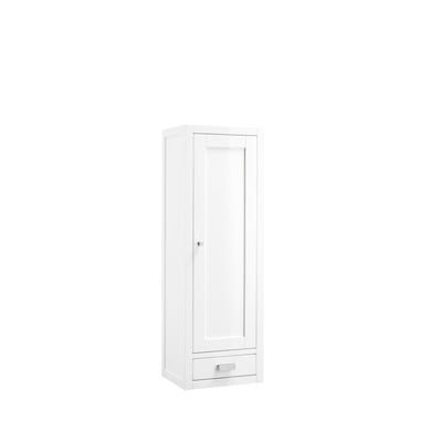 Storage Cabinets James Martin Addison E444-H12R-GW 840108913532 Hutch Bathroom White 