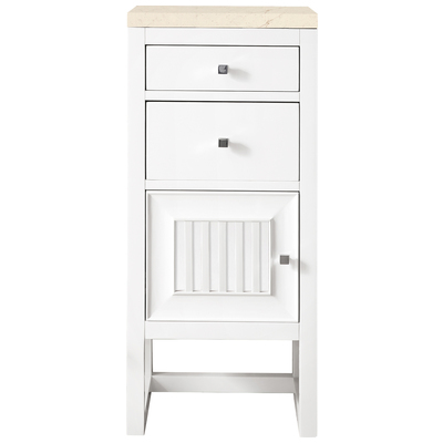 Bathroom Vanities James Martin Athens E645-B15L-GW-3EMR 840108916014 Side Cabinet Traditional With Top and Sink 