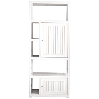 Storage Cabinets James Martin Athens E645-BLC30-GW 840108913709 Linen Cabinet Bathroom Linen White 