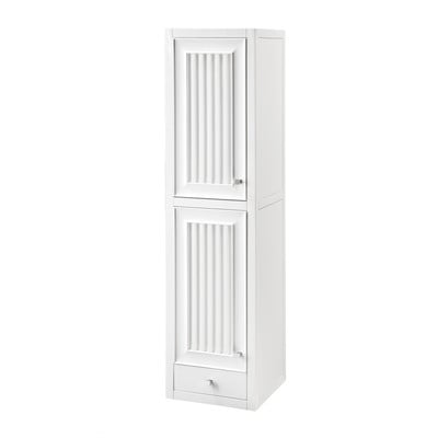 Storage Cabinets James Martin Athens E645-H15L-GW 840108913679 Hutch Bathroom White 