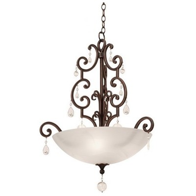 Pendant Lighting Kalco Montgomery Hand Forged Wrought Iron | Cry Antique Copper White Alabaster Standard Glass Indoor 2637AC 0720062268797 Pendant Whitesnow 1 Light 2 Light 3 Light 4 Ligh Concrete Metal Crystal Metal Antique Copper Metal White 