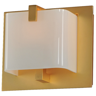 Bathroom Lighting Kalco Meridian Heavy Gauge Steel | Glass Gold Indoor 313231GD 0720062285916 Bath Gold Casual Luxury Indoor 1 Light 2 Light 3 Light 4 Ligh Glass Gold 