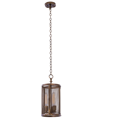 Pendant Lighting Kalco Chelsea Hand Forged Wrought Iron | Met Copper Patina Indoor 502152CP 0720062279465 Mini Pendant 1 Light 2 Light 3 Light 4 Ligh Industrial Concrete Metal Crystal Metal Copper Patina Metal 