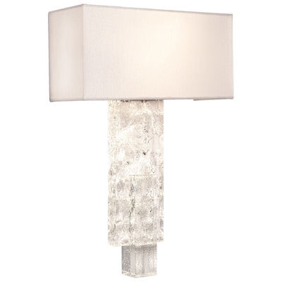 Kalco Wall Sconces, Casual Luxury, Indoor, Casual Luxury, Steel | Crystal | Silk, Indoor, Wall Sconce, 0720062281758, 502820CH
