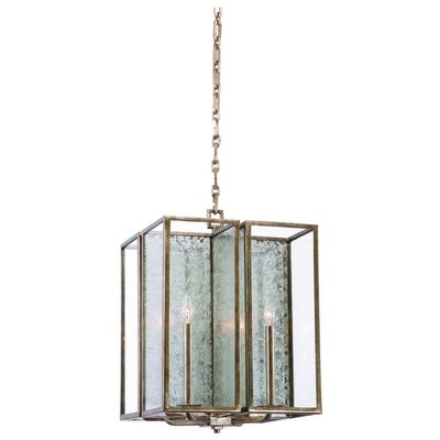 Pendant Lighting Kalco Camilla Hand Forged Iron Rustic Silver Leaf Indoor 506052RSL 0720062295908 Pendant Silver 1 Light 2 Light 3 Light 4 Ligh Rustic Concrete Metal Crystal Metal Metal Silver 