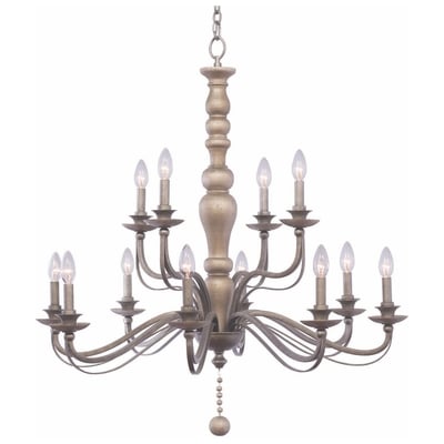 Chandelier Kalco Colony Hand Forged Wrought Iron | Woo Dune Silver Indoor 506353DS 0720062296004 Chandelier Silver 5 to 8 Light 5-light 5 light 5 