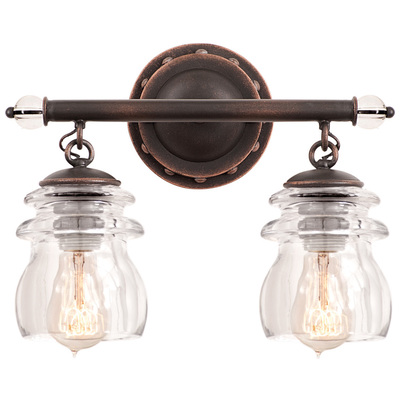 Bathroom Lighting Kalco Brierfield Hand Forged Wrought Iron | Ins Antique Copper Indoor 6312AC 0720062031360 Bath Modern Transitional Indoor 1 Light 2 Light 3 Light 4 Ligh Glass Antique 
