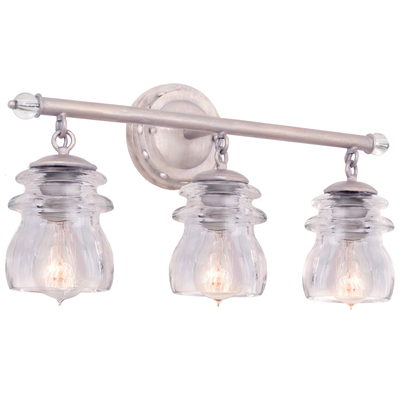 Bathroom Lighting Kalco Brierfield Hand Forged Wrought Iron | Ins Pearl Silver Indoor 6313PS 0720062285015 Bath Silver Modern Transitional Indoor 1 Light 2 Light 3 Light 4 Ligh Glass Antique Pearl Silver Silver 