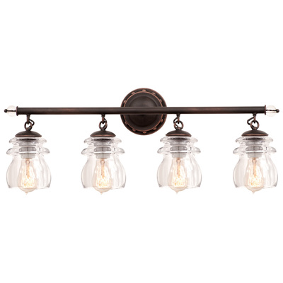 Bathroom Lighting Kalco Brierfield Hand Forged Wrought Iron | Ins Antique Copper Indoor 6314AC 0720062031384 Bath Modern Transitional Indoor 1 Light 2 Light 3 Light 4 Ligh Glass Antique 