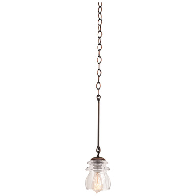 Pendant Lighting Kalco Brierfield Hand Forged Wrought Iron | Ins Antique Copper Indoor 6316AC 0720062031407 Mini Pendant 1 Light 2 Light 3 Light 4 Ligh Concrete Metal Crystal Metal Antique Copper Copper Patina M 