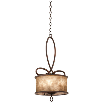 Pendant Lighting Kalco Whitfield Hand Forged Iron | Mica Antique Copper Indoor 6570AC 0720062239629 Pendant Silver 1 Light 2 Light 3 Light 4 Ligh Traditional Concrete Metal Crystal Metal Aged Silver Antique Copper Met 