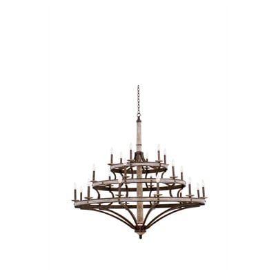 Chandelier Kalco Coronado Hand Forged Wrought Iron | Rec Florence Gold Indoor 7044FG 0720062280553 Chandelier Gold 5 to 8 Light 5-light 5 light 5 