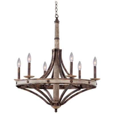 Chandelier Kalco Coronado Hand Forged Wrought Iron | Rec Florence Gold Indoor 7046FG 0720062260869 Chandelier Gold 5 to 8 Light 5-light 5 light 5 