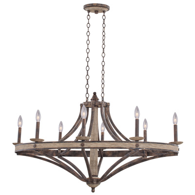Chandelier Kalco Coronado Hand Forged Wrought Iron | Rec Florence Gold Indoor 7048FG 0720062260883 Chandelier Gold 5 to 8 Light 5-light 5 light 5 