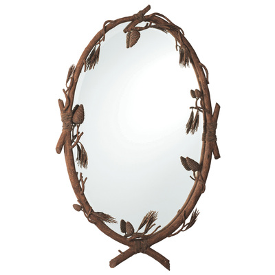 Mirrors Kalco Ponderosa Hand Forged Wrought Iron | Lea Ponderosa Indoor 870PD 0720062025789 Mirror 