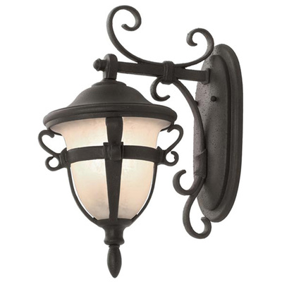 Wall Sconces Kalco Tudor Outdoor Aluminum | Glass Textured Matte Black Outdoor 9391MB 0720062010686 Wall Sconce Blackebony Rustic Lodge Outdoor 