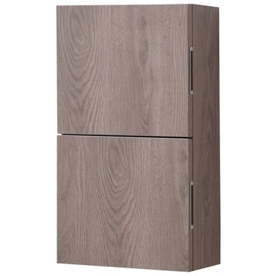 Storage Cabinets KubeBath Bliss ALT24-BTN 0710918197418 Bathroom Linen Wood Natural Ash Natural Oak C 