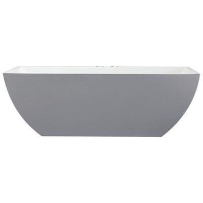 KubeBath Free Standing Bath Tubs, Whitesnow, Chrome, 0707568645390, KFST2167