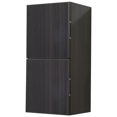 Storage Cabinets KubeBath Bliss Gray Oak SLBS28-GO 0707568645482 GrayGrey Bathroom Linen 