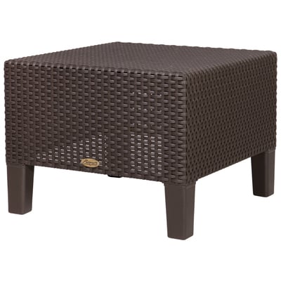 Outdoor Tables Lagoon Furniture Magnolia Polypropylene Brown 7023N3-STLGS 681944000860 Outdoor Rattan Side Table Brown sable Polypropylene Rattan Brown 