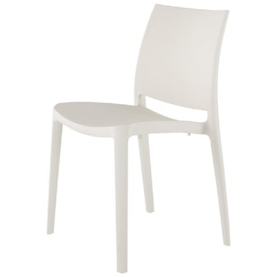 Outdoor Chairs and Stools Lagoon Furniture Sensilla Polypropylene White 7052W9-SSLGA 681944001959 Outdoor Chair White snow White Polypropylene 