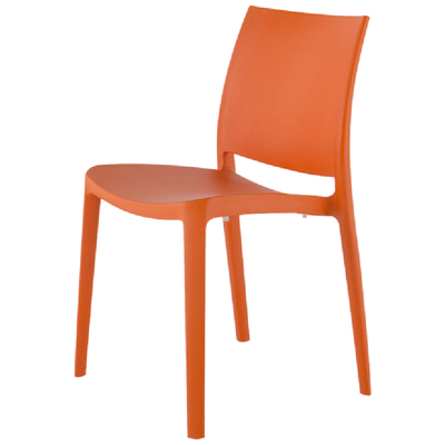 Outdoor Chairs and Stools Lagoon Furniture Sensilla Polypropylene Orange 7052YB-SSLGA 681944001966 Outdoor Chair Orange ORANGE Polypropylene 