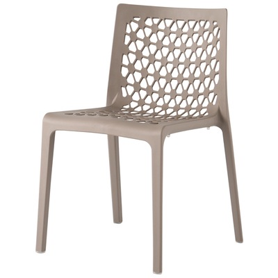 Outdoor Chairs and Stools Lagoon Furniture MILAN Polypropylene GREY 7053G6-SALGS 681944001867 Outdoor Chair Gray Grey Grey Polypropylene 