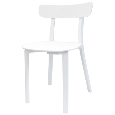 Lagoon Furniture Dining Room Chairs, White,snow, 