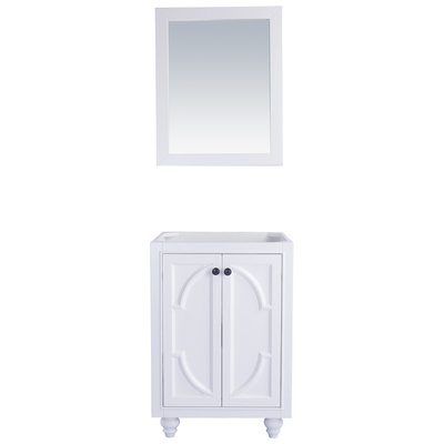 Bathroom Vanities Laviva Odyssey Solid Oak Wood/Plywood White 313613-24W 683318985735 Vanities Double Sink Vanities Under 30 Traditional white 25 