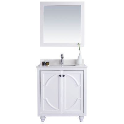 Laviva Bathroom Vanities, Double Sink Vanities, Under 30, Traditional, white, Traditional, Quartz, Solid Oak Wood/Plywood/Quartz, Vanity + Countertop, 680063903267, 313613-30W-WQ