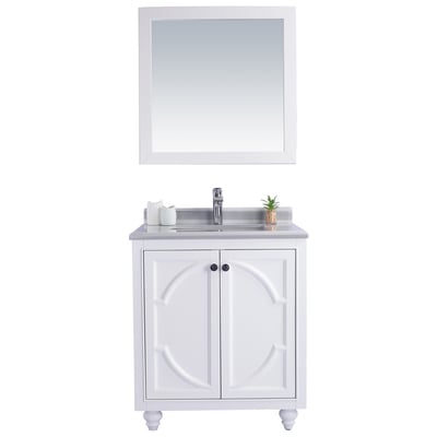 Bathroom Vanities Laviva Odyssey Solid Oak Wood/Plywood/Marble White 313613-30W-WS 706970287082 Vanity + Countertop Double Sink Vanities Under 30 Traditional white 25 