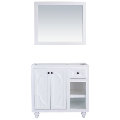Bathroom Vanities Laviva Odyssey Solid Oak Wood/Plywood White 313613-36W 683318985773 Vanities Double Sink Vanities 30-40 Traditional white 25 