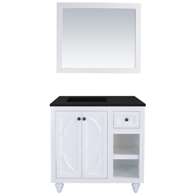 Bathroom Vanities Laviva Odyssey Solid Oak Wood/Plywood/Quartz White 313613-36W-MB 685757782159 Vanity + Countertop white 25 
