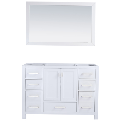 Laviva Bathroom Vanities, 40-50, Modern, white, Cabinets Only, Contemporary/Modern, No, Solid Oak Wood/Plywood, Vanities, 706970289826, 313ANG-48W