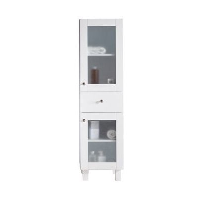 Laviva Bathroom Vanities, Under 30, Modern, white, Cabinets Only, Contemporary/Modern, N/A, Solid Oak Wood/Plywood, Side Cabinets, 683318985322, 313YG618-SCW