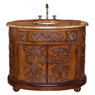 Bathroom Vanities Legion Furniture solid wood MDF antique walnut antique walnut LF0056 40-50 Traditional Dark Brown 25 