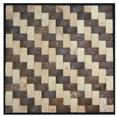 Legion Furniture Mosaic Tile and Decorative Tiles, CreambeigeivorysandnudeWhitesnow, Mosaic, Complete Vanity Sets, Cream & Walnut, Coconut, MS-COCONUT04