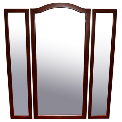 Bathroom Mirrors Legion Furniture wood Cherry Cherry WA3002-M Brownsable mirror Wood MDF Plywood Parawo Complete Vanity Sets 