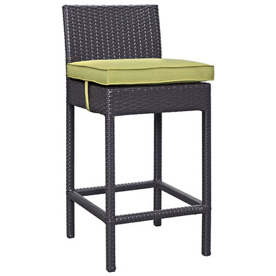 Bar Chairs and Stools Modway Furniture Convene Espresso Peridot EEI-1006-EXP-PER 889654024354 Bar and Dining Bar 