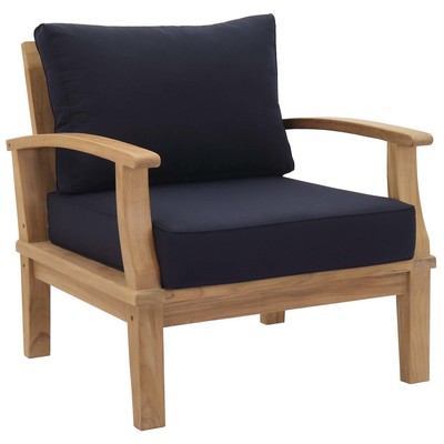 Chairs Modway Furniture Marina Natural Navy EEI-1143-NAT-NAV-SET 848387037093 Daybeds and Lounges Blue navy teal turquiose indig 