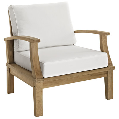 Chairs Modway Furniture Marina Natural White EEI-1143-NAT-WHI-SET 848387037130 Daybeds and Lounges White snow Complete Vanity Sets 