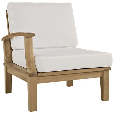 Modway Furniture Outdoor Sofas and Sectionals, White,snow, Loveseat,Sofa, Natural,White, Complete Vanity Sets, Daybeds and Lounges, 848387056155, EEI-1148-NAT-WHI-SET