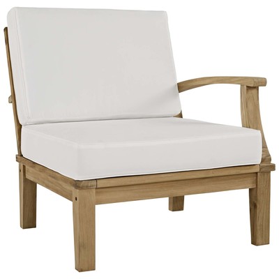 Modway Furniture Outdoor Sofas and Sectionals, White,snow, Loveseat,Sofa, Natural,White, Complete Vanity Sets, Daybeds and Lounges, 848387056162, EEI-1149-NAT-WHI-SET