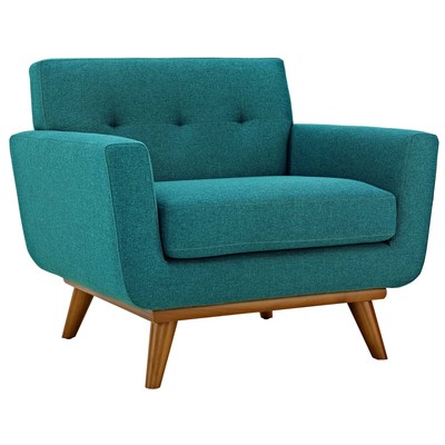 Chairs Modway Furniture Engage Teal EEI-1178-TEA 889654111832 Sofas and Armchairs Blue navy teal turquiose indig 
