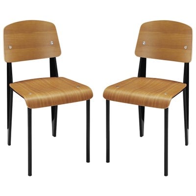 Modway Furniture Dining Room Chairs, Brown,sable, Side Chair, HARDWOOD,Wood,MDF,Plywood,Beech Wood,Bent Plywood,Brazilian Hardwoods, Brown,WALNUTNatural,Wood,Plywood, Dining Chairs, 848387021269, EEI-1262-WAL