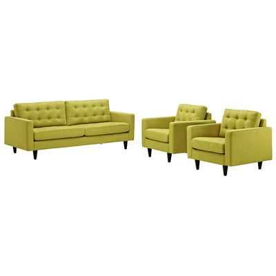 Sofas and Loveseat Modway Furniture Empress Wheatgrass EEI-1314-WHE 848387023539 Sofas and Armchairs RedBurgundyruby Loveseat Love seatSofa Sofa Set setTufted tufting Complete Vanity Sets 