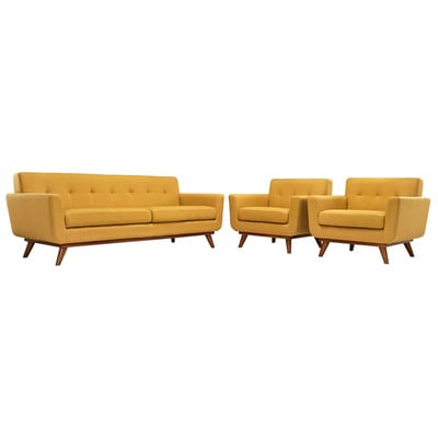 Sofas and Loveseat Modway Furniture Engage Citrus EEI-1345-CIT 848387057657 Sofas and Armchairs Whitesnow Loveseat Love seatSofa Sofa Set setTufted tufting Complete Vanity Sets 