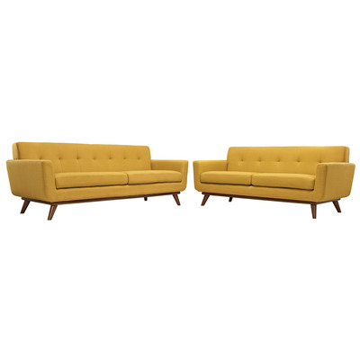 Modway Furniture Sofas and Loveseat, Whitesnow, Loveseat,Love seatSofa, Sofa Set,setTufted,tufting, Complete Vanity Sets, Sofas and Armchairs, 848387058692, EEI-1348-CIT