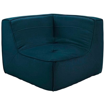 Sofas and Loveseat Modway Furniture Align Azure EEI-1356-AZU 848387025861 Sofas and Armchairs Blackebony Loveseat Love seatSectional So Contemporary Contemporary/Mode Sofa Set setTufted tufting 